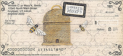 Bee as Sweet as Honey Personal Checks