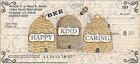 Bee as Sweet as Honey Personal Checks