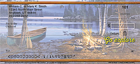 Canoes & Campfires Personal Checks