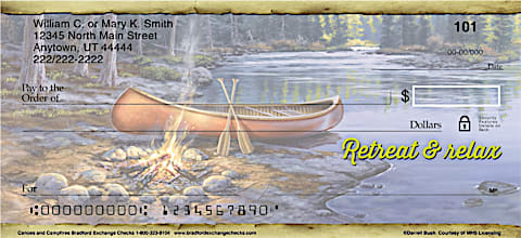 Canoes & Campfires Personal Checks