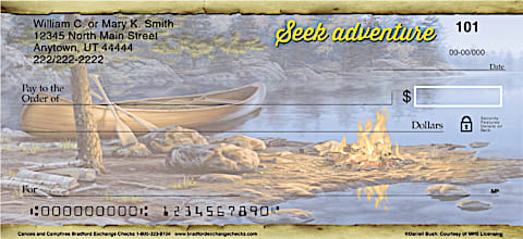 Canoes & Campfires Personal Checks