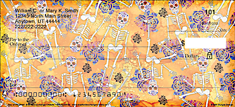 Day of the Dead Personal Checks