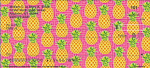 Start a Sweet Checking Sensation with Trendy Pineapple Designs