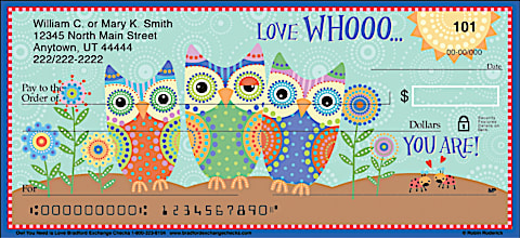 Always Give it Owl You've Got with Inspirational Owl Checks
