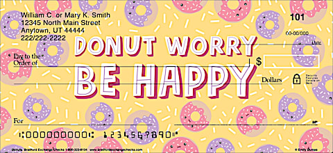 Sprinkle a Little Fun Around with Super Sweet Donut Check Designs