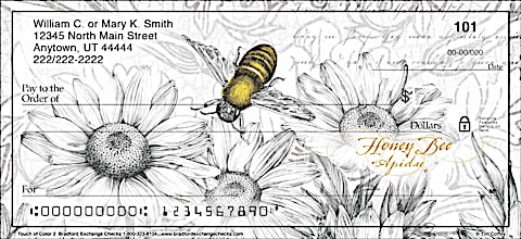 Beautiful Pollinators Add a Touch of Color to These Artistic Check Designs