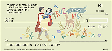 Find Romance with Disney Princess Personal Checks