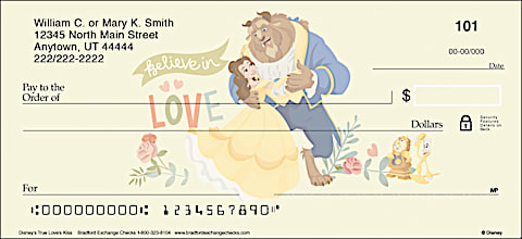 Find Romance with Disney Princess Personal Checks