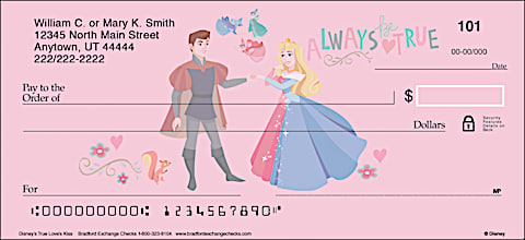 Find Romance with Disney Princess Personal Checks