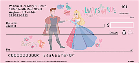 Find Romance with Disney Princess Personal Checks