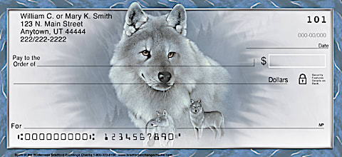 Wolf Checks Capture the Wolf's Majesty in Wildlife Check Mini-Pack that Call to Your Heart