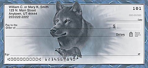 Wolf Checks Capture the Wolf's Majesty in Wildlife Check Mini-Pack that Call to Your Heart
