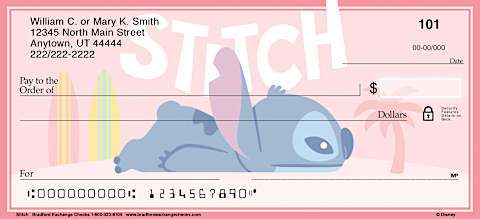 Disneys Stitch Checks  Mischief, Smiles, and a Splash of Island Magic!
