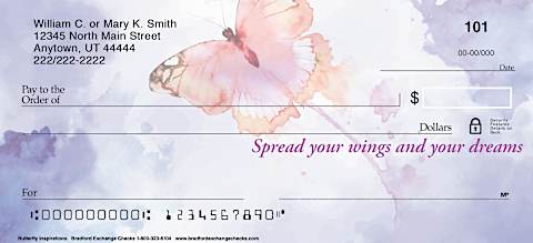 Encourage and Inspire With These Uplifting Butterfly Design Checks