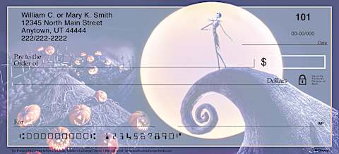Disney's Nightmare Before Christmas Moonlight Personal Checks