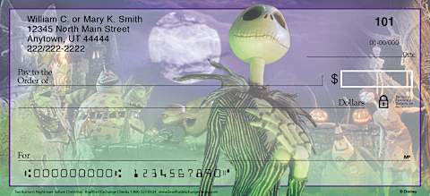 Disney's Nightmare Before Christmas Moonlight Personal Checks