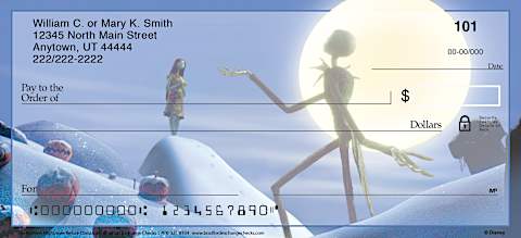 Disney's Nightmare Before Christmas Moonlight Personal Checks