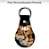 Winter Calm Leather Key Ring