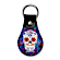 Day of the Dead Leather Key Ring
