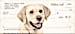 Yellow Lab Dog Personal Checks