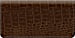 Brown Croc Checkbook Cover