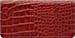 Red Croc Checkbook Cover