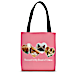 Rescued is Something to Purr About Fabric Tote Bag