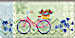 Bicycles Checkbook Cover