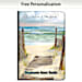 A Walk on the Beach Premium Refillable Journal