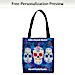 Day of the Dead Fabric Tote Bag