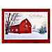 Red Barn Personalized Holiday Cards