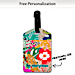 Share Your Flair For Design and Love of Color with the Jungle Blooms Luggage Tag from Designer, Nikki Chu