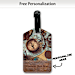 Navigate Your Travels With The Compass Star Luggage Tag