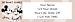 Disney's Mickey & Minnie's Happy Love Return Address Label