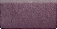 Burgundy Leather Checkbook Cover
