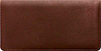 Brown Leather Checkbook Cover