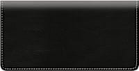 Black Classic Value Checkbook Cover
