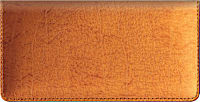 Metallic Copper Checkbook Cover
