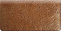Western Tooled Checkbook Cover