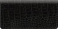 Black Croc Checkbook Cover