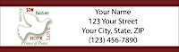 Christmas Return Address Label