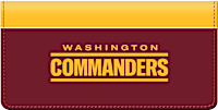 Washington Commanders NFL Checkbook Cover