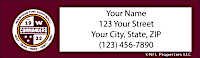 Washington Commanders NFL Address Labels