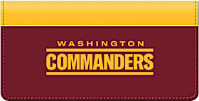 Washington Commanders NFL Checkbook Cover