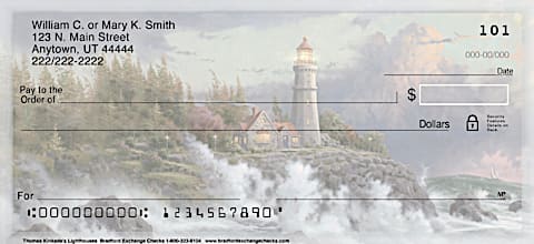 Thomas Kinkade's Lighthouses Personal Checks