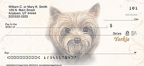 Yorkie Personal Checks