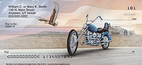 Ride Hard, Live Free Personal Checks