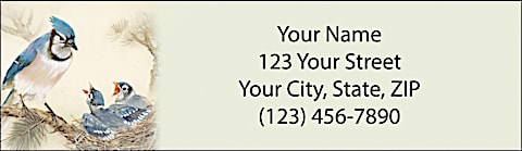 Lena Liu's Morning Serenade Return Address Label