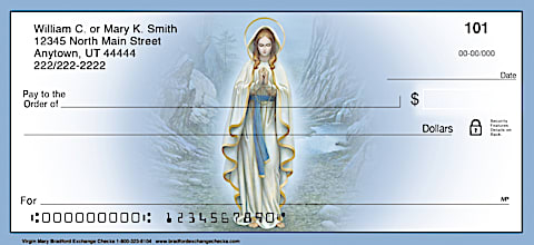 The Virgin Mary Personal Checks
