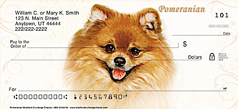 Pomeranian Personal Checks
